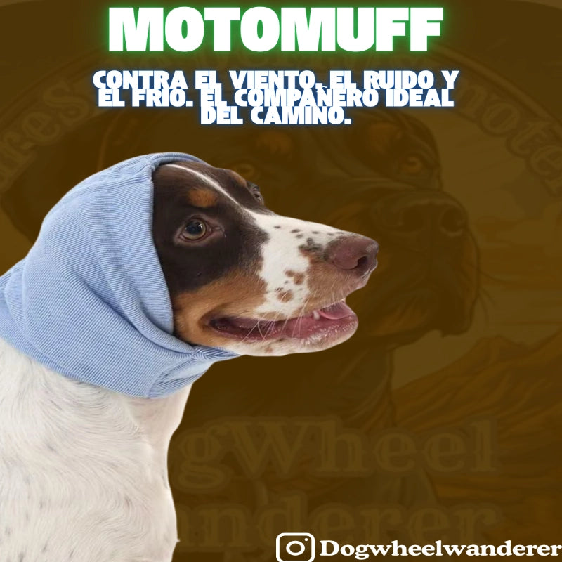 🐾 MotoMuff™ – Cubreorejas para Perros Aventureros